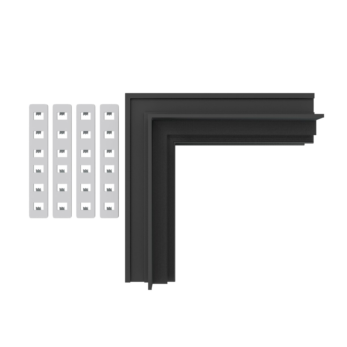 ST1007.449.12 Внутренний угол-соединитель для встраиваемого магнитного шинопровода под ГКЛ 12мм ST-L SKYLINE 48+ — изображение 2