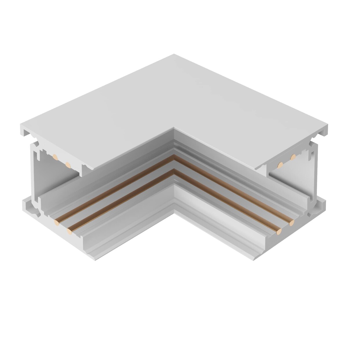 ST1007.539.00 Внутренний угол-соединитель для подвесного / накладного магнитного шинопровода ST-Luce SKYLINE 48+ — изображение 1