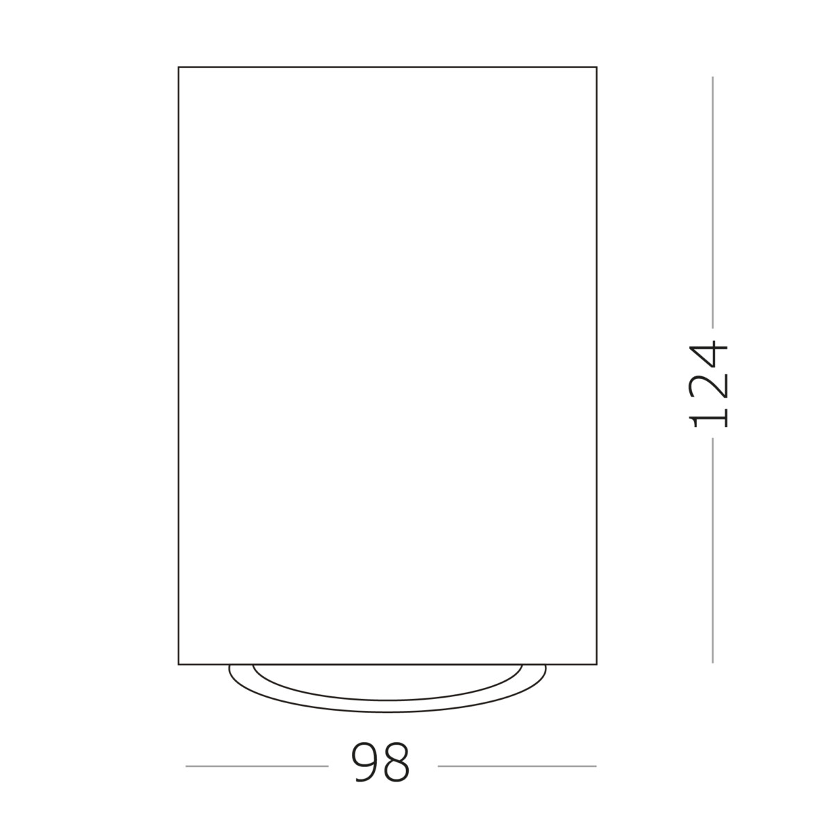 ST108.417.01 Светильник потолочный Черный GU10 1*50W  IP20 D98xH124 220V Без ламп Накладные светильники — изображение 3