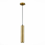 ST151.308.01 Встраиваемый подвесной светильник Золотистый GU10 1*50W  IP20 D54xH290 220V Без ламп Подвесные светильники