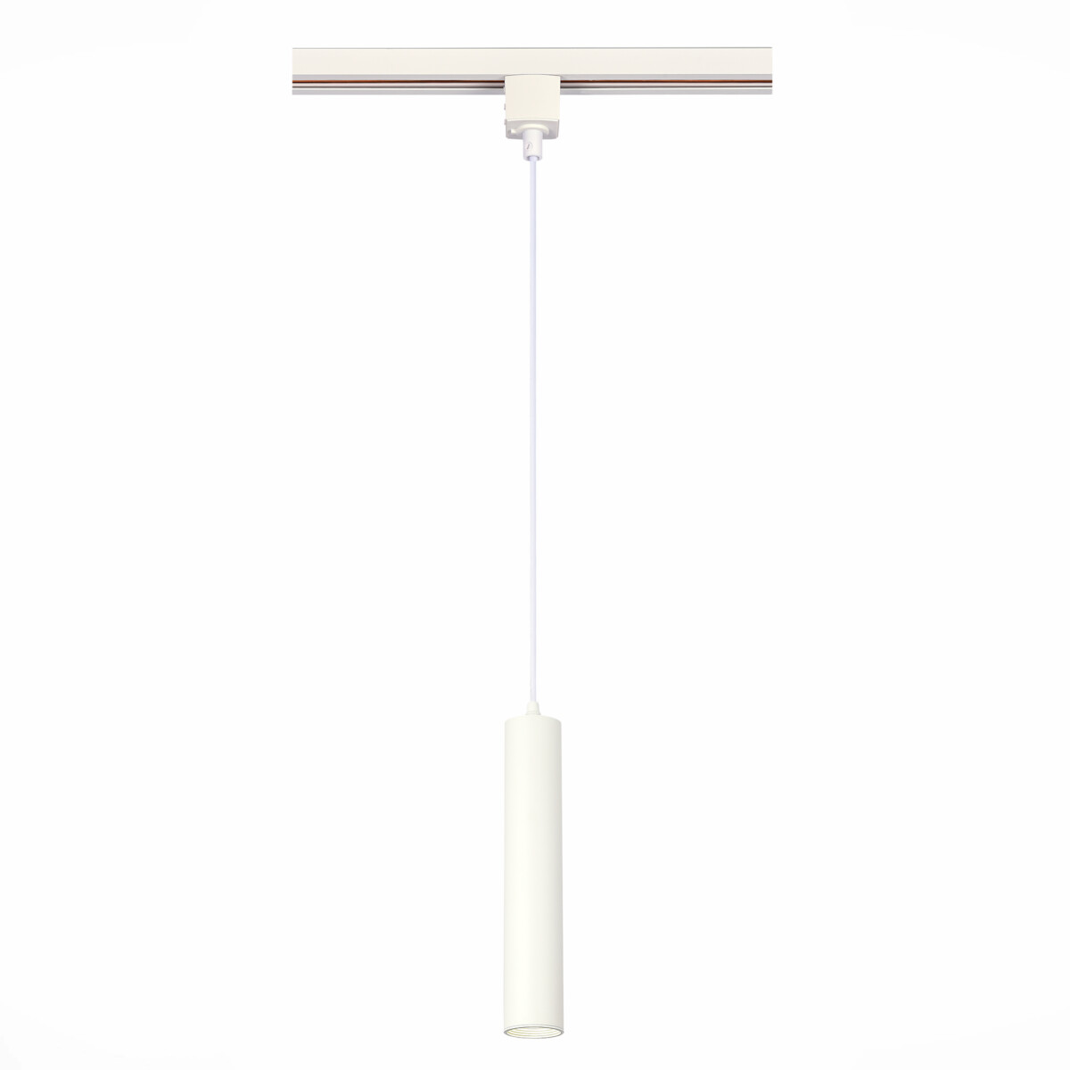 ST151.506.01 Светильник трековый Белый GU10 1*50W IP20 D54xH290 220V Без ламп BASE — изображение 1