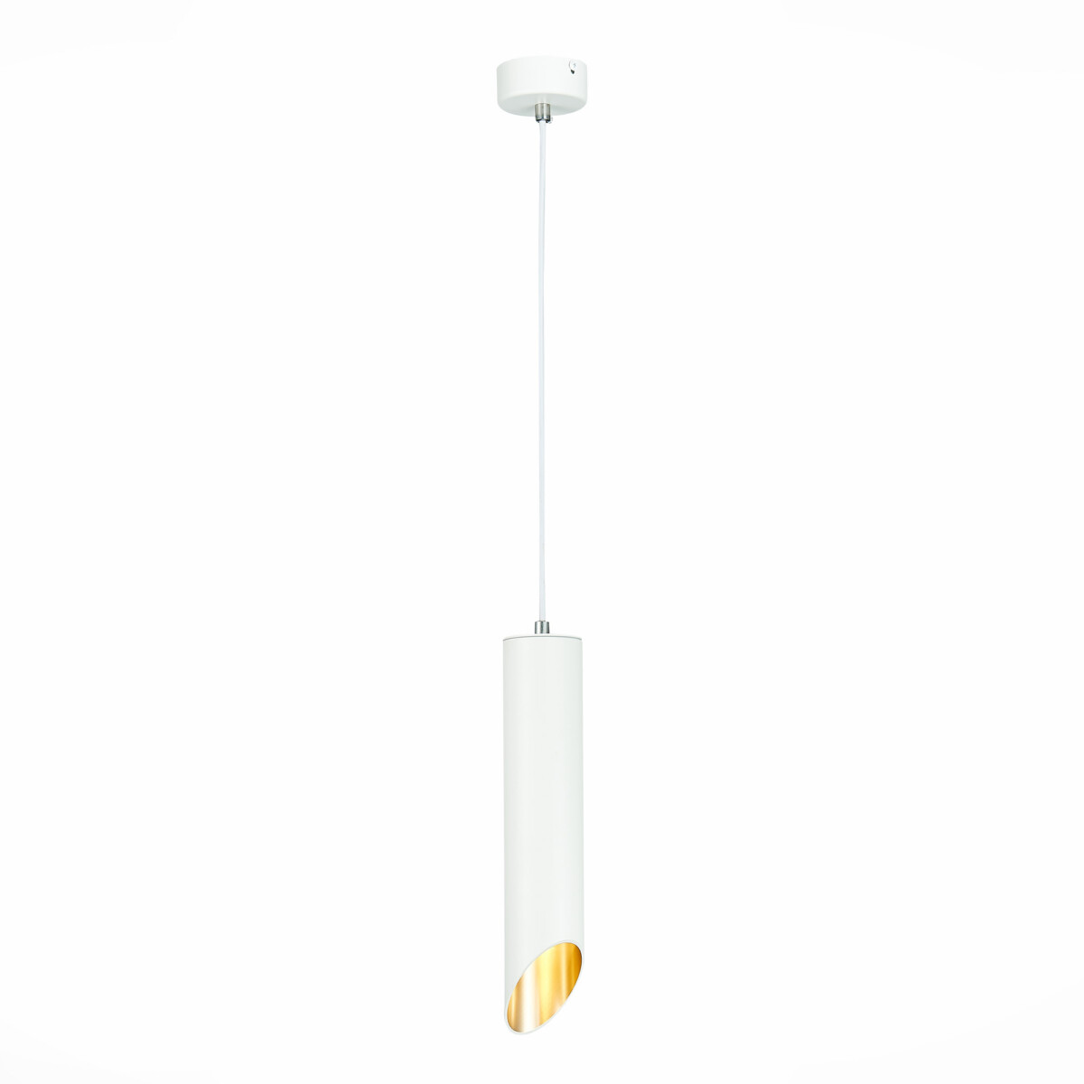 ST152.503.01 Светильник подвесной Белый GU10 1*50W  IP20 D60xH300 220V Без ламп Подвесные светильники — изображение 1