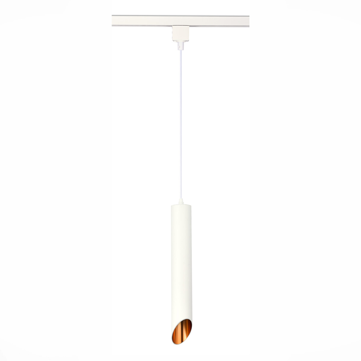 ST152.516.01 Светильник трековый Белый GU10 1*50W IP20 D60xH400 220V Без ламп BASE — изображение 2