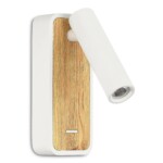 ST160.531.03 Светильник настенный ST-Luce Белый, Светлое дерево/Белый LED 1*3W 3000K Настенные светильники — изображение 2