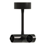 в наличии ST1602.459.00 Потолочный токопроводящий Т-коннектор ST-Luce Черный TECHNO - купить в интернет-магазине Светильники Торг