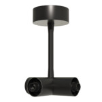 в наличии ST1602.459.00 Потолочный токопроводящий Т-коннектор ST-Luce Черный TECHNO - купить в интернет-магазине Светильники Торг