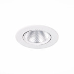 ST211.538.06.24 Св-к встр. Белый LED 1*6W 3000K 480Lm Ra80 24° IP20 D86xH50 220-240V Встраиваемые светильники — изображение 4