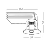 ST217.548.09 Св-к встр. Белый LED 1*9W 4000K 510Lm Ra>90 36° IP20 D57xH52 220-240V Встраиваемые светильники — изображение 4