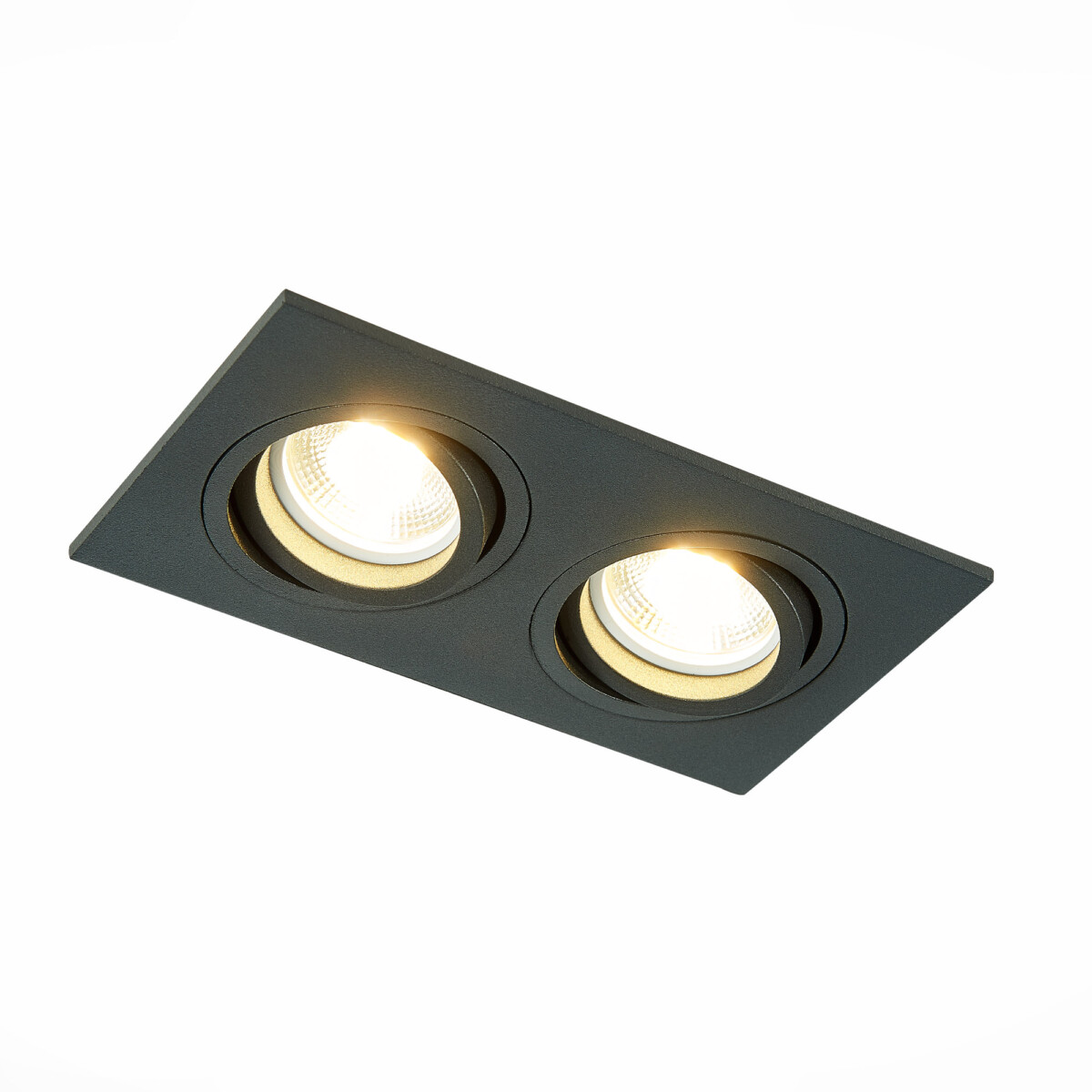 ST251.408.02 Св-к встр. Черный GU10 2*50W  IP20 L170xW92xH27 220V Без ламп Встраиваемые светильники — изображение 3