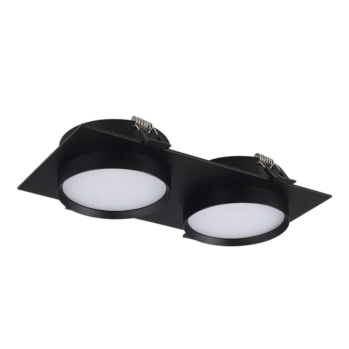 ST258.408.02 Св-к встр. Черный GX53 2*50W IP20 L220xW109xH43 220V Без ламп Встраиваемые светильники — изображение 1