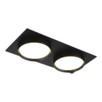 ST258.408.02 Св-к встр. Черный GX53 2*50W IP20 L220xW109xH43 220V Без ламп Встраиваемые светильники — изображение 2