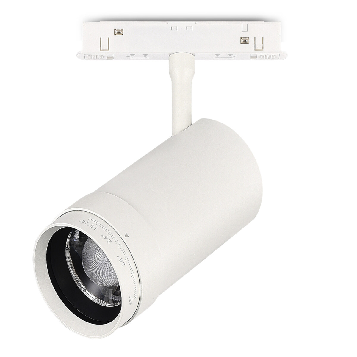 ST357.536.20 Магнитный трековый светильник ZOOM Белый LED 1*20W 3000K Lm Ra90 10-55° IP20 D60xH170 4 SKYLINE 48 — изображение 2