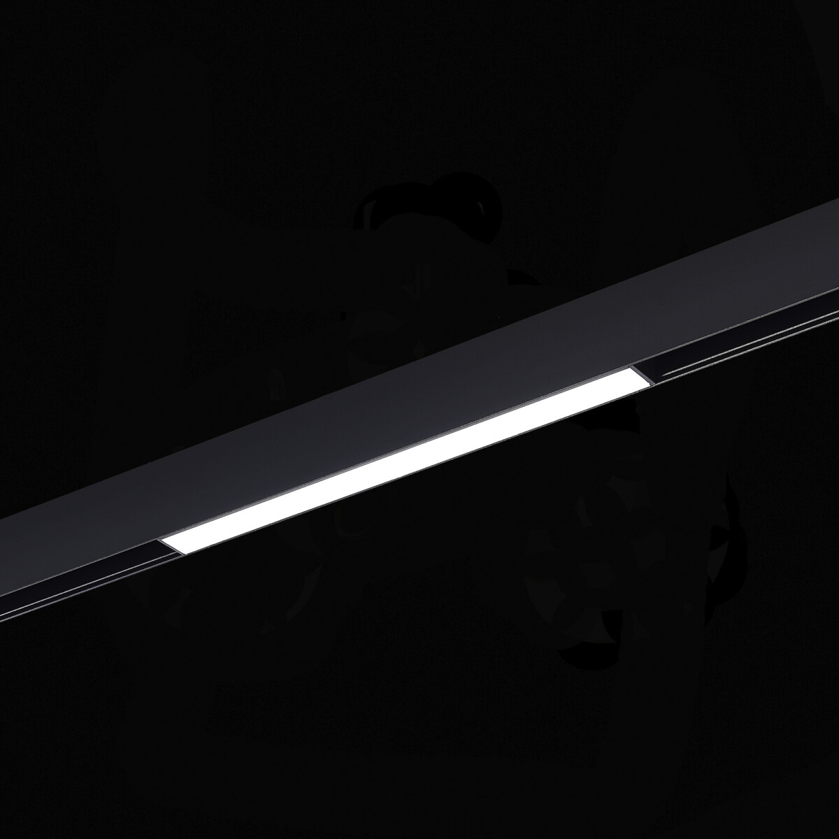 ST370.406.12_01B ST370.406.10 Магнитный трековый светильник SMART Черный LED 1*10W 3000K-6500K 960Lm Ra90 120° IP20 L SKYLINE 48 — изображение 1