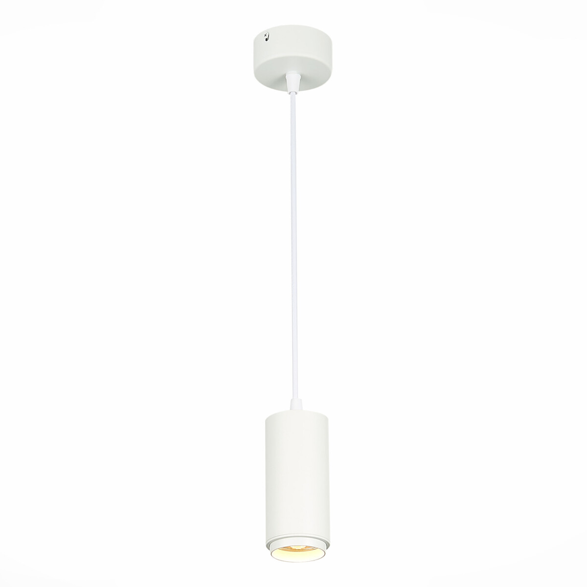 ST600.533.10 Светильник подвесной Zoom Белый LED 1*10W 3000K 1 000Lm Ra>80 15-60° IP20 D59xH130 170- Подвесные светильники — изображение 1