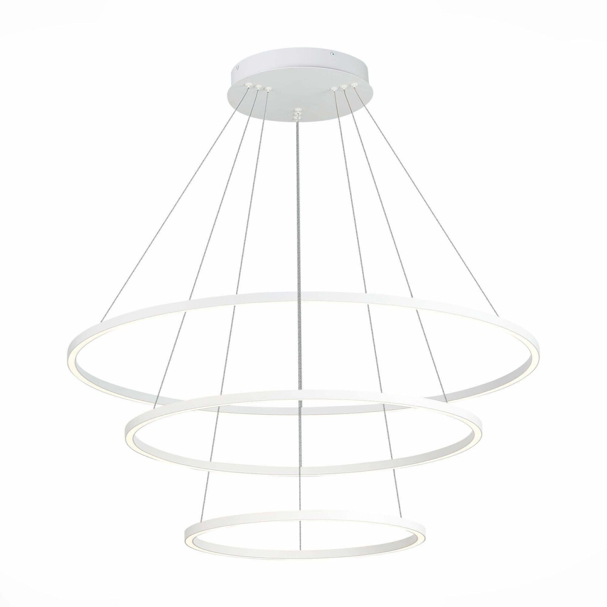 в наличии ST605.503.114 Cветильник подвесной SMART ST-Luce Белый/Белый LED 1*114W 2800-6500K AURA - купить в интернет-магазине Светильники Торг