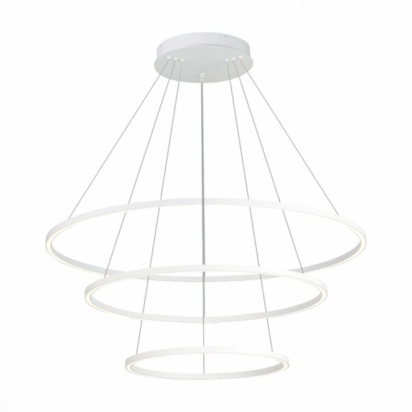 ST605.503.114 Cветильник подвесной SMART ST-Luce Белый/Белый LED 1*114W 2800-6500K AURA