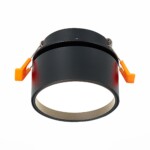 ST651.448.09 Встраиваемый поворотный светильник Черный LED 1*9W 4000K 720Lm Ra>90 120° IP20 D85xH68 Встраиваемые светильники — изображение 2