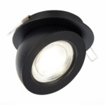 ST654.438.10 Св-к встр. Черный LED 1*10W 3000K 850Lm Ra>90 38° IP20 D109xH60 180-240V Встраиваемые светильники — изображение 2