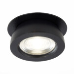ST654.438.10 Св-к встр. Черный LED 1*10W 3000K 850Lm Ra>90 38° IP20 D109xH60 180-240V Встраиваемые светильники — изображение 3