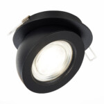 ST654.448.10 Св-к встр. Черный LED 1*10W 4000K 850Lm Ra>90 38° IP20 D109xH60 180-240V Встраиваемые светильники — изображение 2