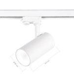 ST661.546.30 Св-к трек. Белый LED 1*30W 4000K 2 400Lm Ra>90 38° IP20 L170xW80xH245 165-265V TRACE — изображение 4