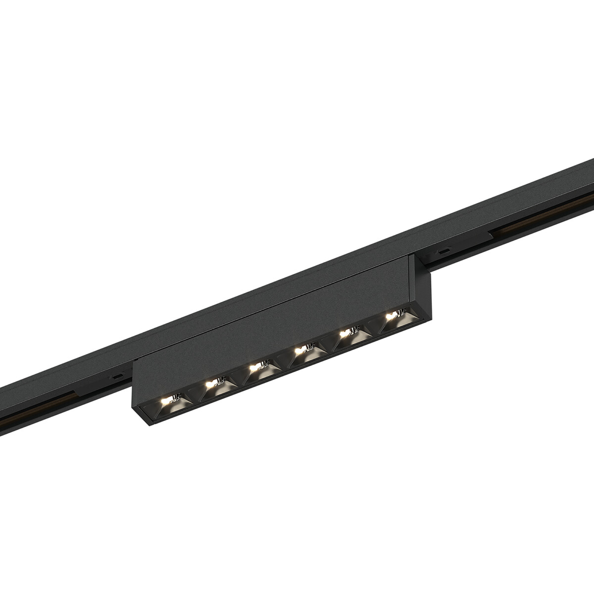 ST666.446.05 Магнитный трековый светильник Черный LED 1*5W 4000K 220Lm Ra>90  IP20 L100xW10xH18 24V SUPER5 — изображение 2