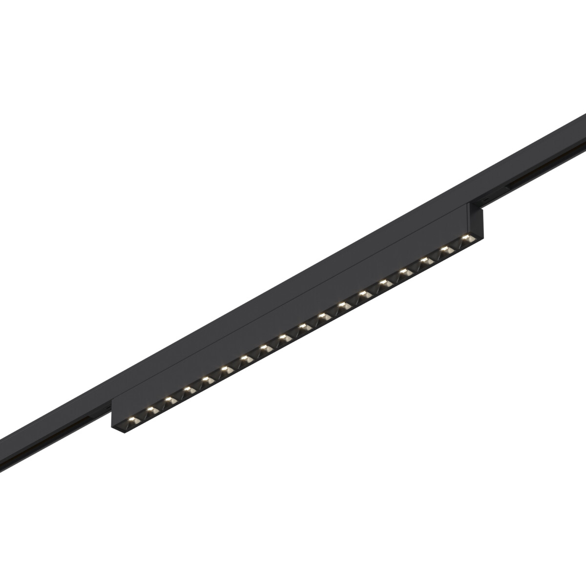 ST666.446.15 Магнитный трековый светильник Черный LED 1*15W 4000K 640Lm Ra>90  IP20 L292xW10xH18 24V SUPER5 — изображение 1