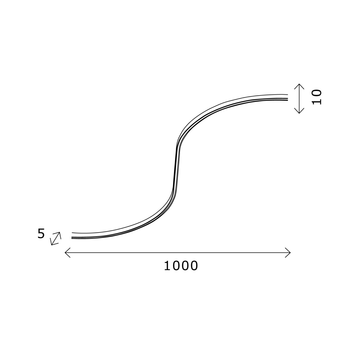 ST668.436.08 Гибкий светодиодный светильник Белый,Черный LED 1*8W 3000K 170Lm Ra>80 100° IP20 L1 000 SUPER5 — изображение 5
