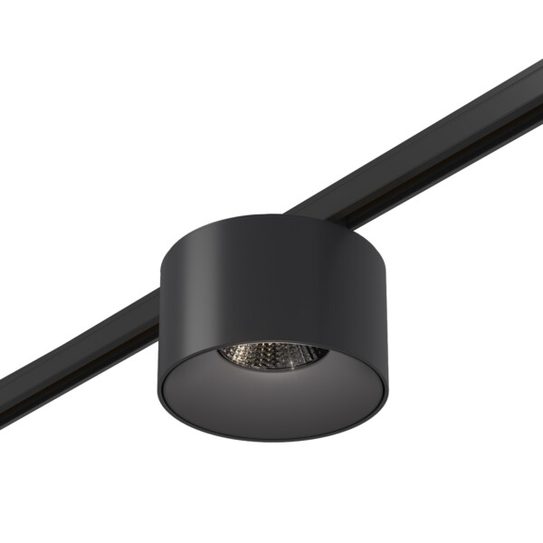 ST669.446.05 Магнитный трековый светильник Черный LED 1*5W 4000K 350Lm Ra>90 36° IP20 D60xH37 24V SUPER5