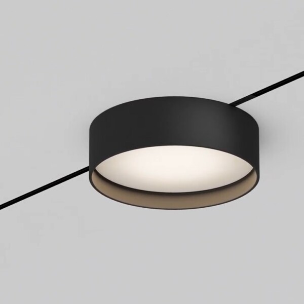 ST670.446.12 Магнитный трековый светильник Черный LED 1*12W 4000K 500Lm Ra>80 100° IP20 D113xH34 24V SUPER5