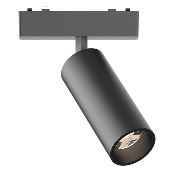 ST677.436.09 Магнитный трековый светильник Черный LED 1*9W 3000K 540Lm Ra>90 IP20 D44xH110 48V SKYFLAT