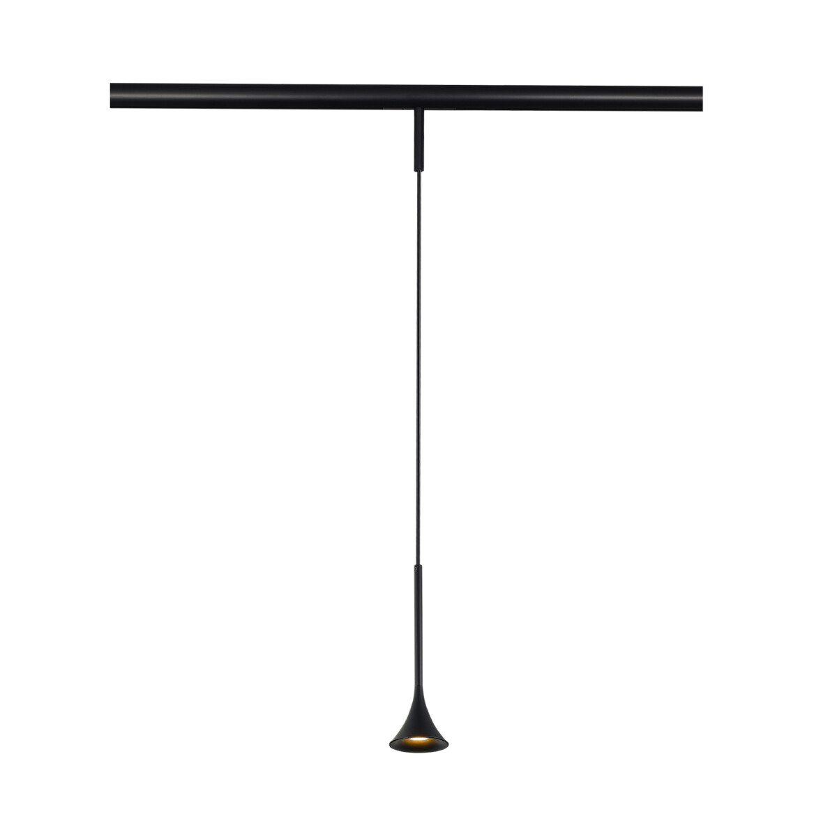 ST688.436.05 Магнитный трековый светильник Черный LED 1*5W 3000K Lm Ra>90  IP20 D70xH225 24V SUPER5 — изображение 1