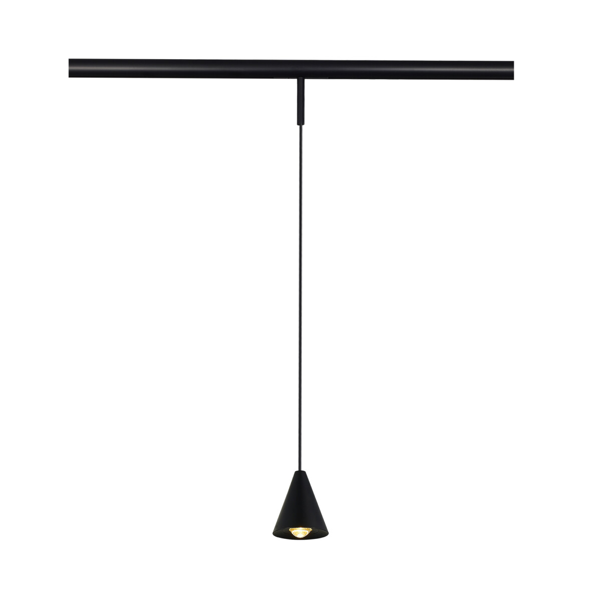 ST689.436.05 Магнитный трековый светильник Черный LED 1*5W 3000K Lm Ra>90 40° IP20 D80xH98 24V SUPER5 — изображение 1