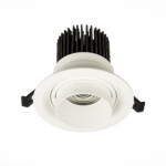 ST701.548.12 Св-к встр. Zoom Белый LED 1*12W 4000K 960Lm Ra90 15°-60° IP20 D115xH95 170-240V Встраиваемые светильники — изображение 3