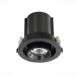 ST702.338.12 Св-к встр. Черный LED 1*12W 3000K 900Lm Ra80 24° IP20 D90xH92 180-240V Встраиваемые светильники — изображение 3