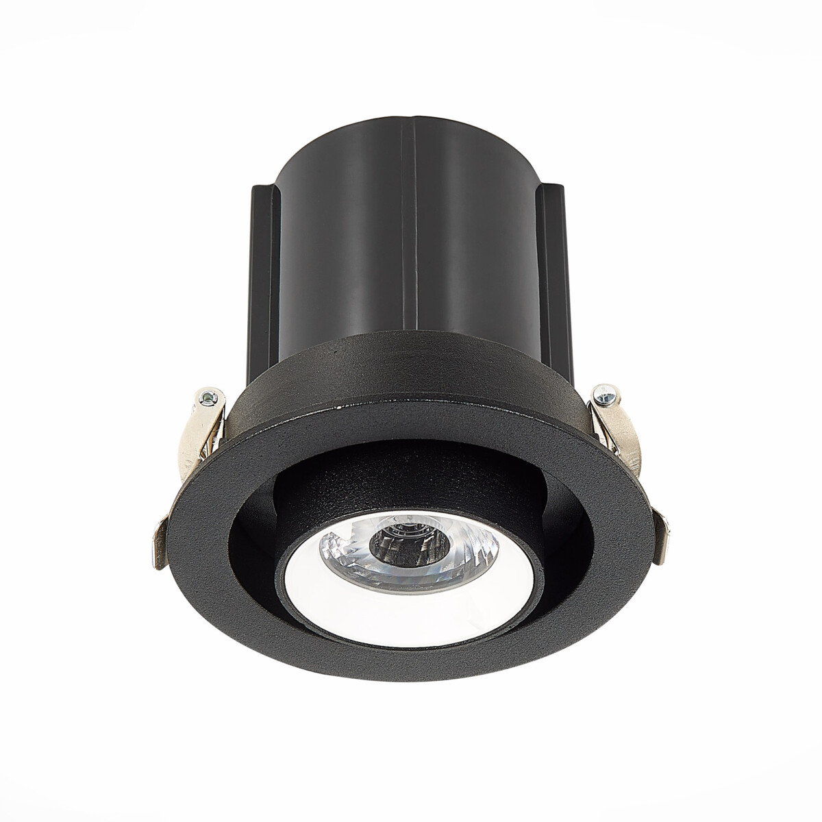 ST702.438.12 Св-к встр. Черный LED 1*12W 3000K 900Lm Ra80 24° IP20 D90xH92 180-240V Встраиваемые светильники — изображение 3