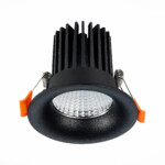 ST703.448.10 Св-к встр. Черный LED 1*10W 4000K 900Lm Ra>90 38° IP20 D85xH75 170-240V Встраиваемые светильники — изображение 3