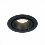 ST705.438.10 Св-к встр. Черный LED 1*10W 3000K 750Lm Ra>90 38° IP20 D102xH85 170-240V Встраиваемые светильники — изображение 2