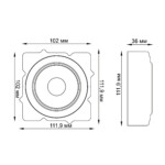 ST753.538.07 Св-к встр. светодиодный в натяжной ПВХ потолок Белый LED 1*7W 3000K 560Lm Ra80 60° IP20 Встраиваемые светильники — изображение 6