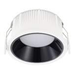 ST755.438.12 Св-к встр. Черный LED 1*12W 3000K 1 080Lm Ra80 120° IP20 D105xH50 100-240V Встраиваемые светильники — изображение 2