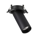 ST759.438.07 Св-к встр. Черный LED 1*7W 3000K 560Lm Ra>90 60° IP20 D95xH156 220-240VV Встраиваемые светильники