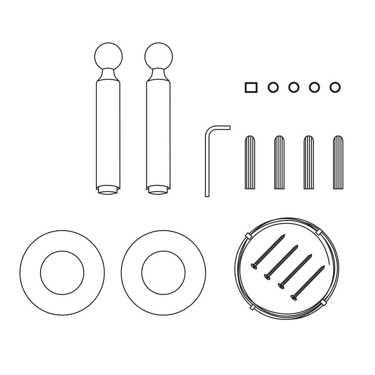 в наличии ST963.409.00 Монтажный комплект для тросовой световой системы ST-Luce Черный RAY - купить в интернет-магазине Светильники Торг