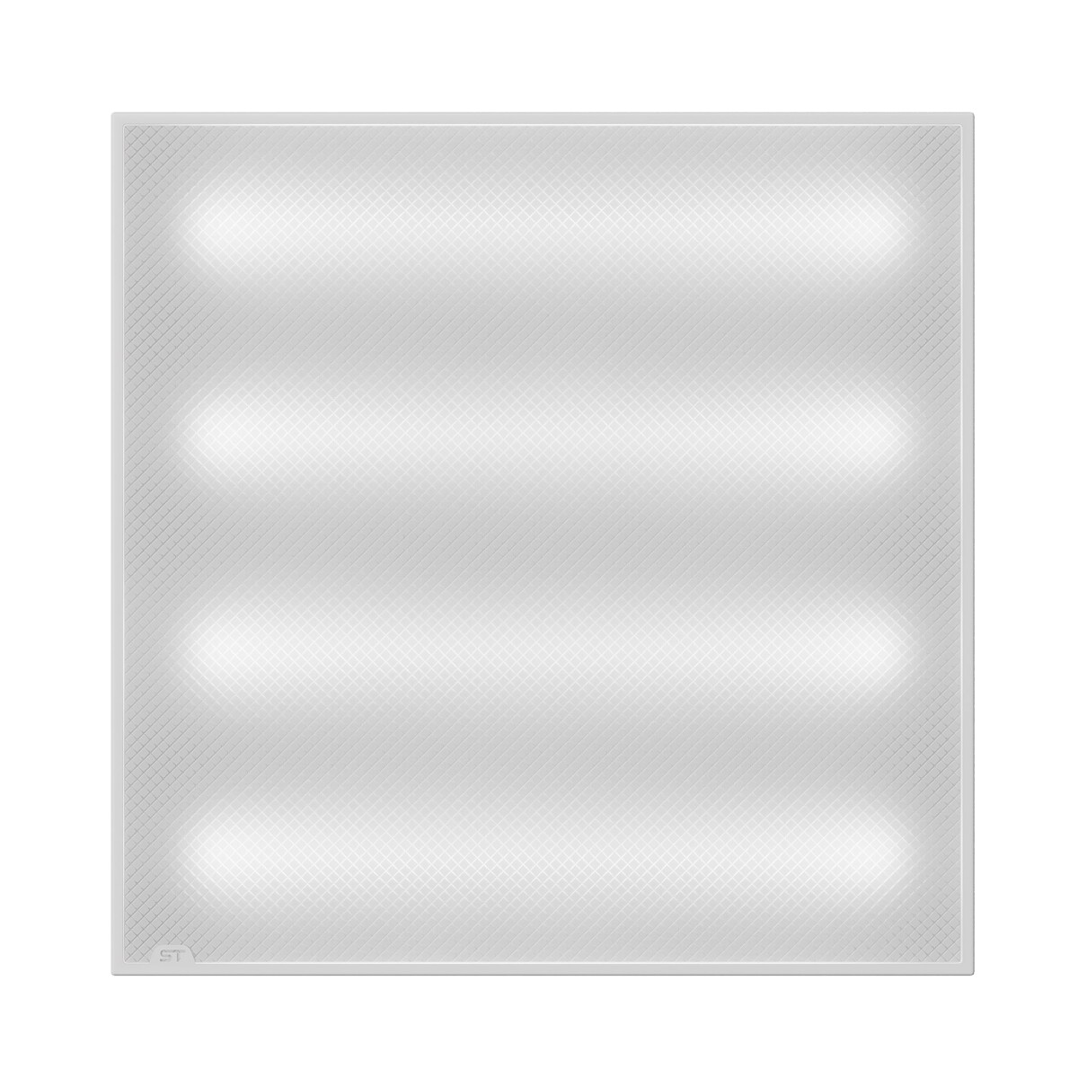 STP-A-1001-P-36-4K-40 Св-к ДВО ST Luce STANDART IP40 595*595*40мм 36Вт 4200лм 4000К призма(Армстронг Коммерческое освещение — изображение 2