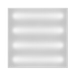 STP-A-1001-P-36-4K-40 Св-к ДВО ST Luce STANDART IP40 595*595*40мм 36Вт 4200лм 4000К призма(Армстронг Коммерческое освещение — изображение 2