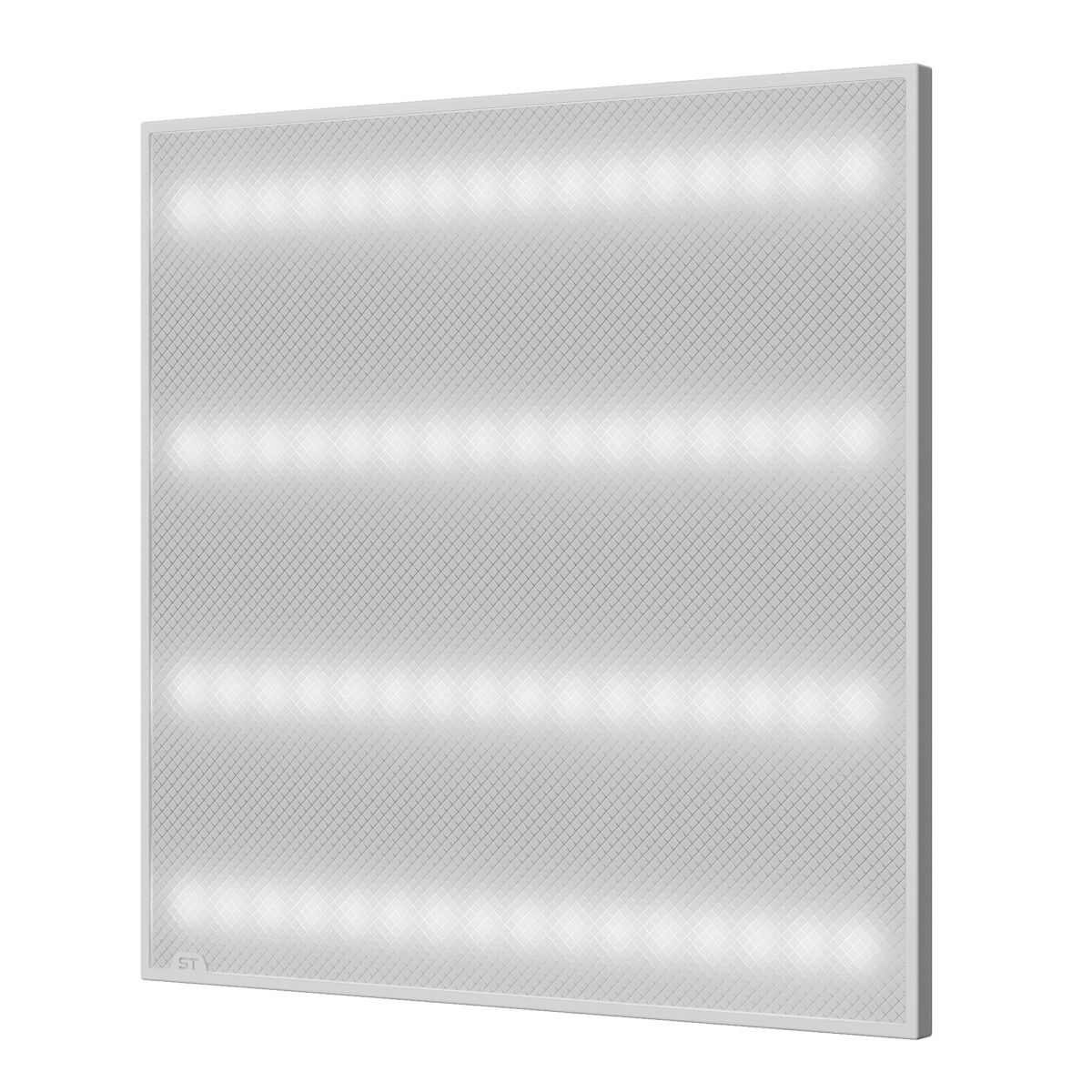 STP-A-1009-P-36-65K-40 Светильник ДВО ST Luce STANDART IP40 595*595*19 мм 36Вт 4200лм 6500К призма ( Коммерческое освещение — изображение 3