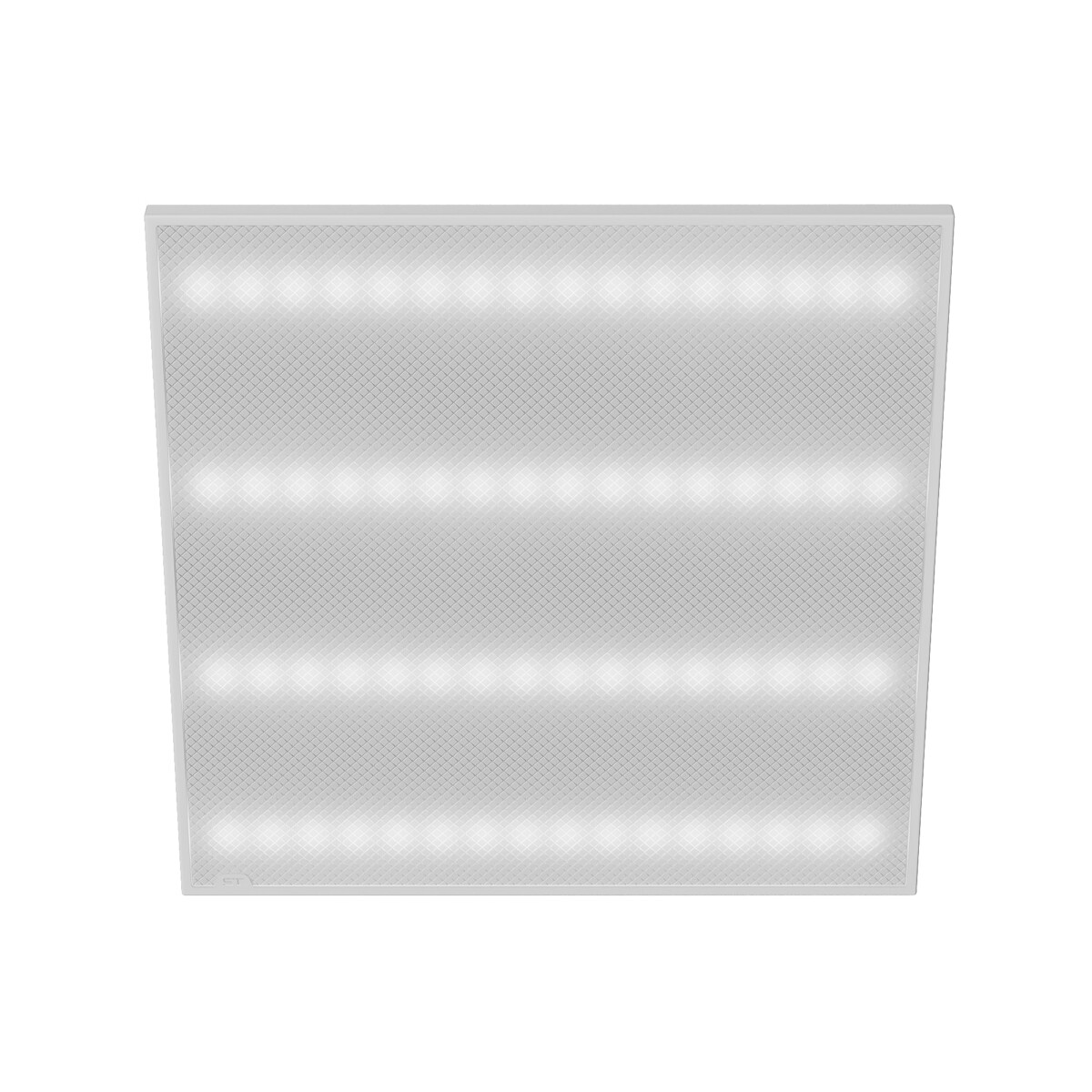 STP-A-1009-P-36-65K-40 Светильник ДВО ST Luce STANDART IP40 595*595*19 мм 36Вт 4200лм 6500К призма ( Коммерческое освещение — изображение 4