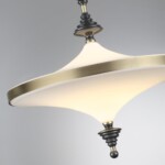 5404/43CL L-VISION ODL_EX25 027 бронзов.брашированн./черный/стекло/керамика Люстра потолочная LED 43W 3000K ULA — изображение 6