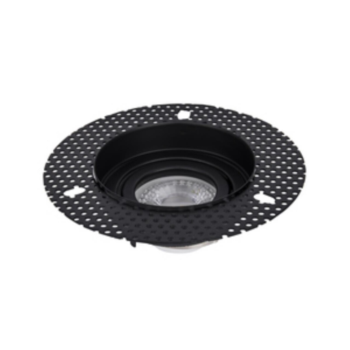 4535-1C, врезной светильник под штукатурку, D125xH36, cutout:D80, 1xGU10x35W, IP20, excluded — изображение 1