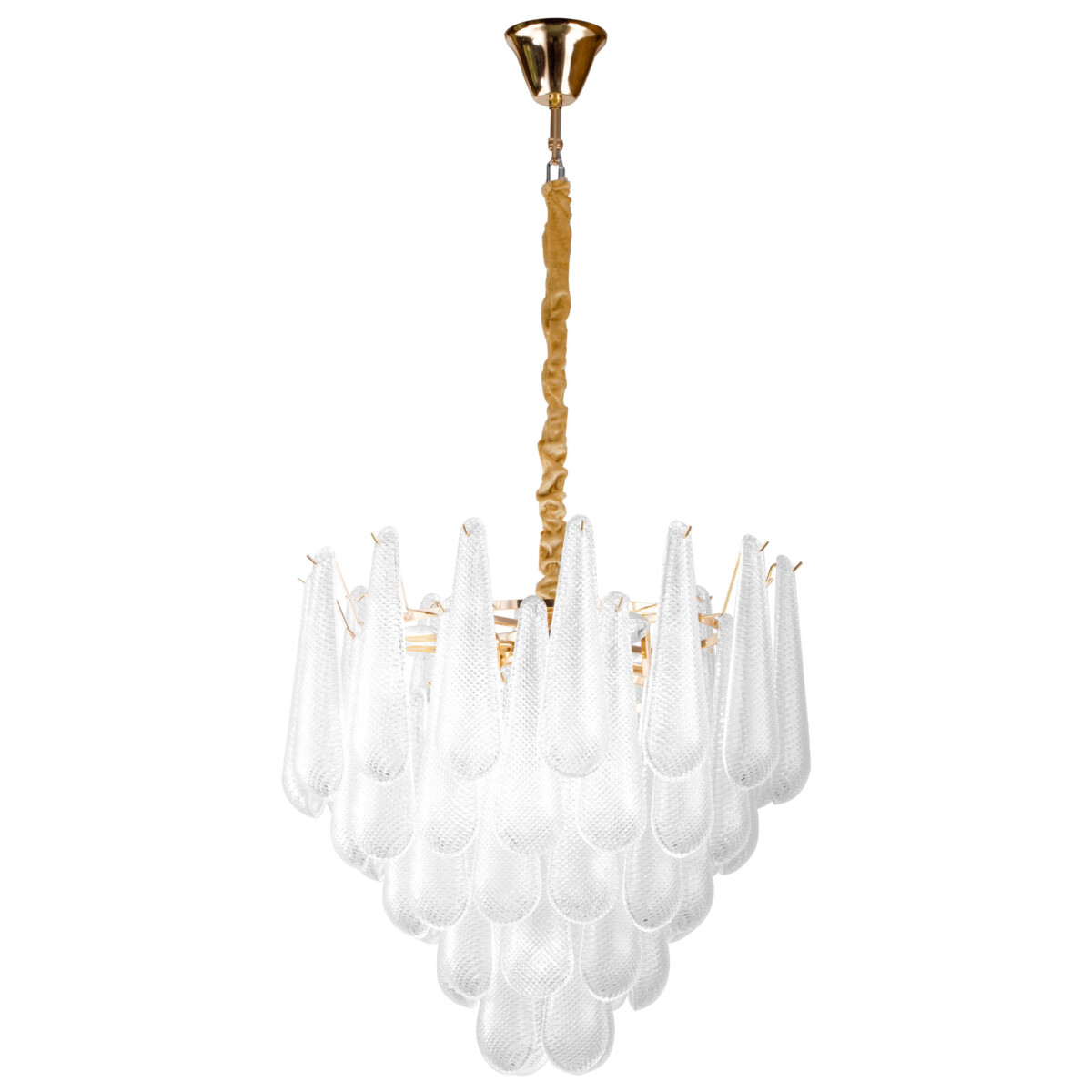 aa5e4b3416ca11f080c0c81f66f678af_241028aa993811f080c4c81f66f678af 799102 (2КОР!) Люстра RETRO II 10х6W(led) E14 ЗОЛОТО/ПРОЗРАЧНЫЙ — изображение 1