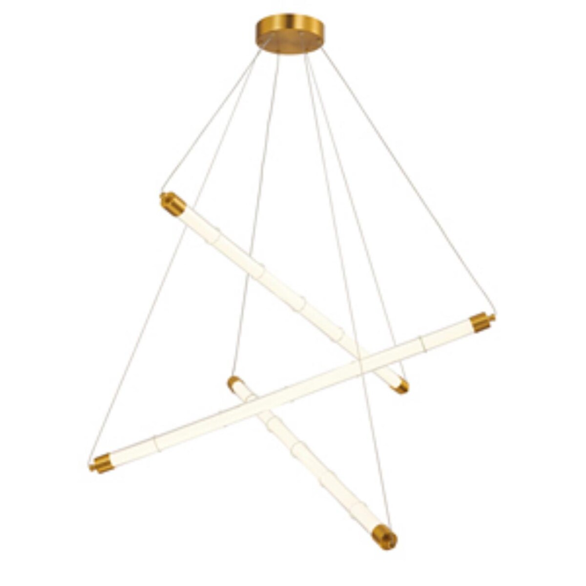 4558-3P, подвесная люстра, D390xH555/1510, 3xLEDx11W, 3500LM, 4000K, included — изображение 1